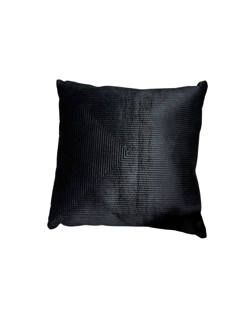 22x22 Black Velvet Pillow