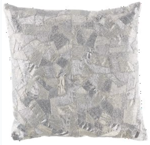 Mosaic Pillow - Silver