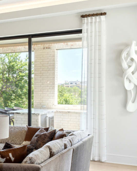 Drapery Panels - Cream Sheer, Large