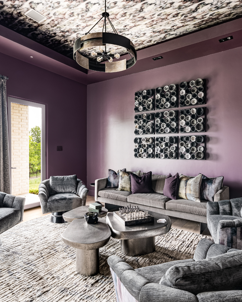 Metallic Maze Pillow