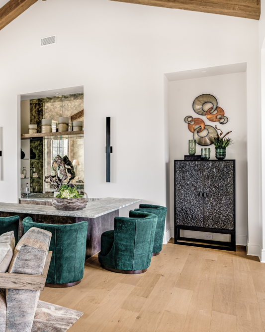 Custom Floral - Wrapped Glass Vase