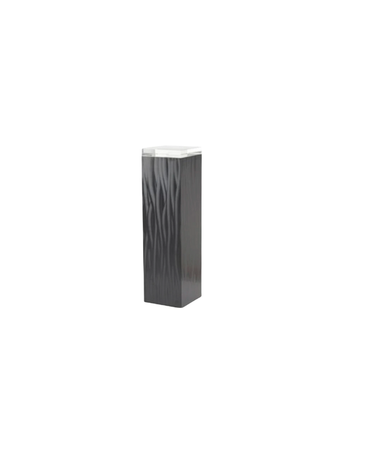 Pedestal - Black Texture