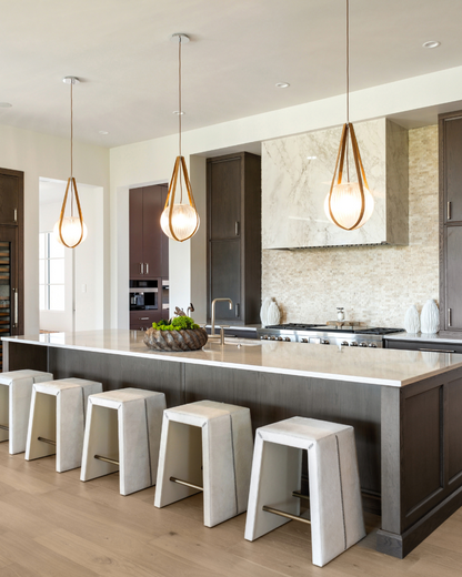 Custom Floral - Ridged Wooden Bowl