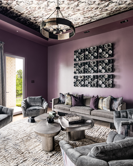 Metallic Maze Pillow