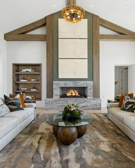 Custom Floral - Brown Bowl