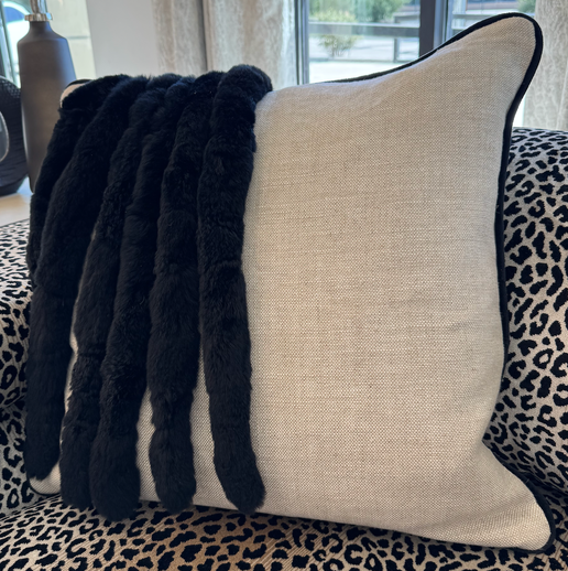 Rabbit Dreads Pillows with Cording